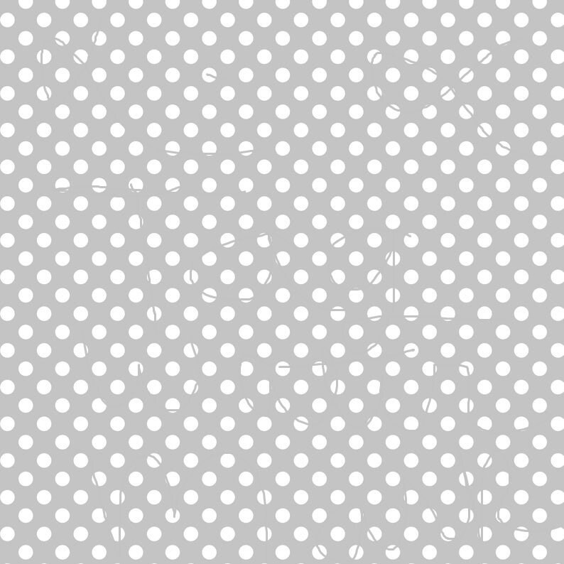 NEW Grey With Small White Polka Dot Cardstock Paper Etsy