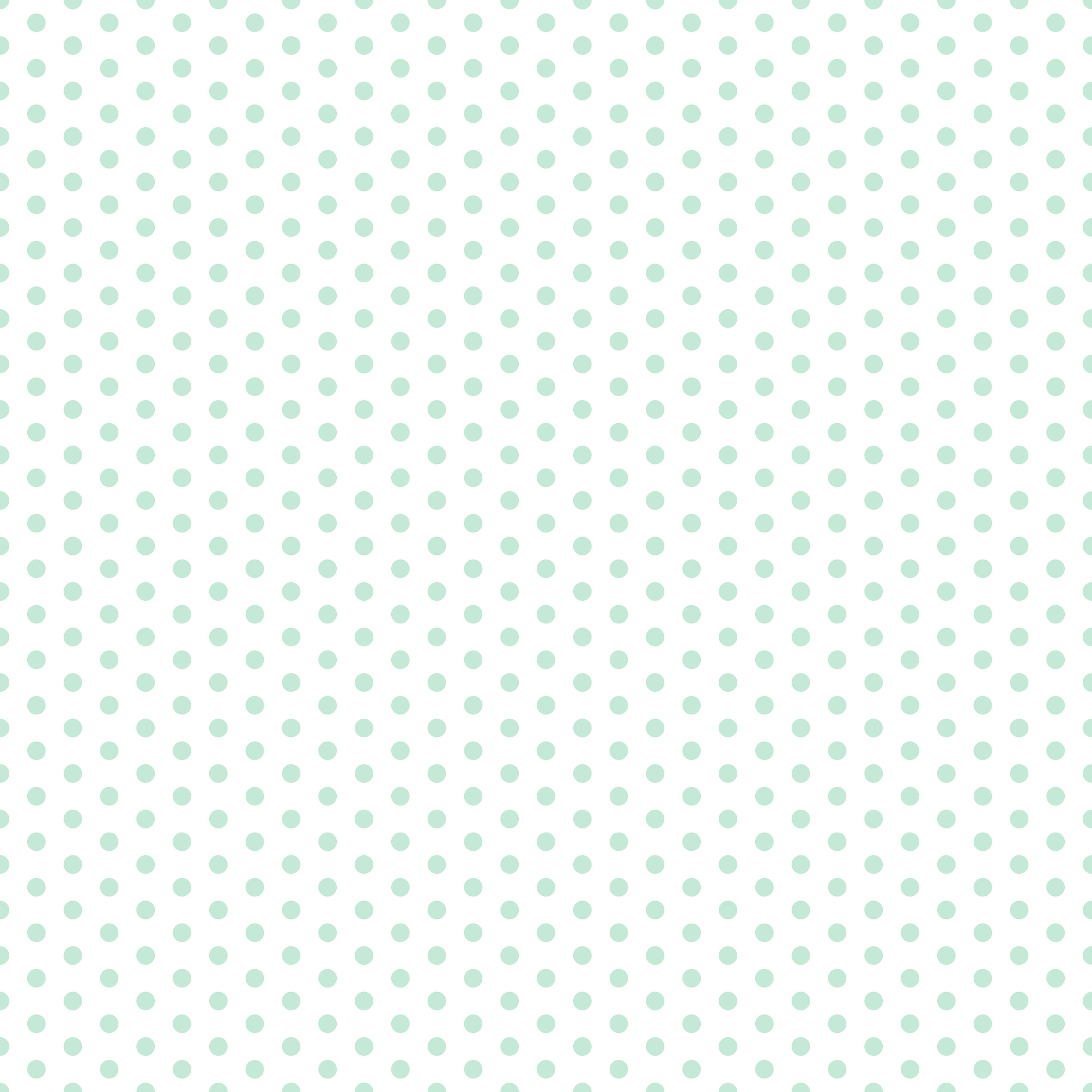 NEW Mint Polka Dot Cardstock Paper Etsy