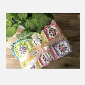 Rose crochet blanket | Handmade blanket |Sofa Throw|  Afghan Blanket | Floral Blanket | Personalize  Throw| Baby Blanket | Knit Blanket