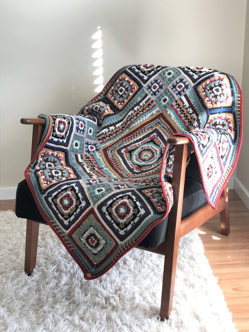 Granny Blanket Crochet Blanket Handmade Blanket Etsy Australia