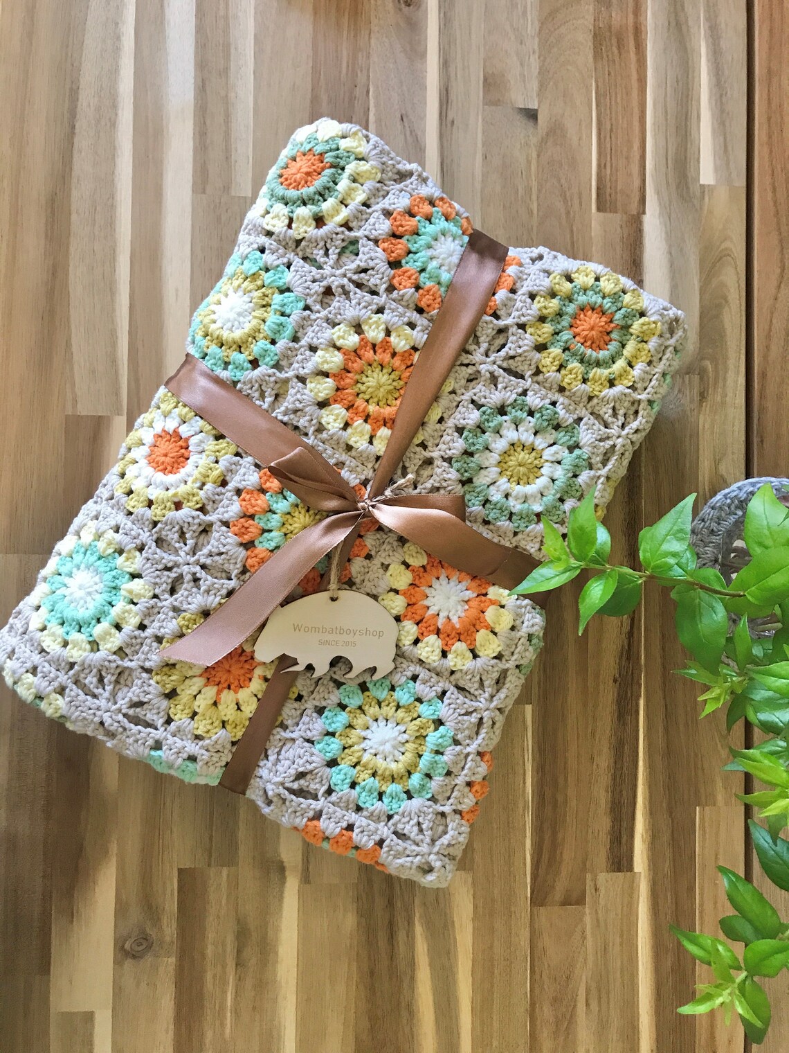 Vintage Style Blanket Daisy Blanket Crochet Blanket Crochet Throw Handmade Blanket Custom Throw