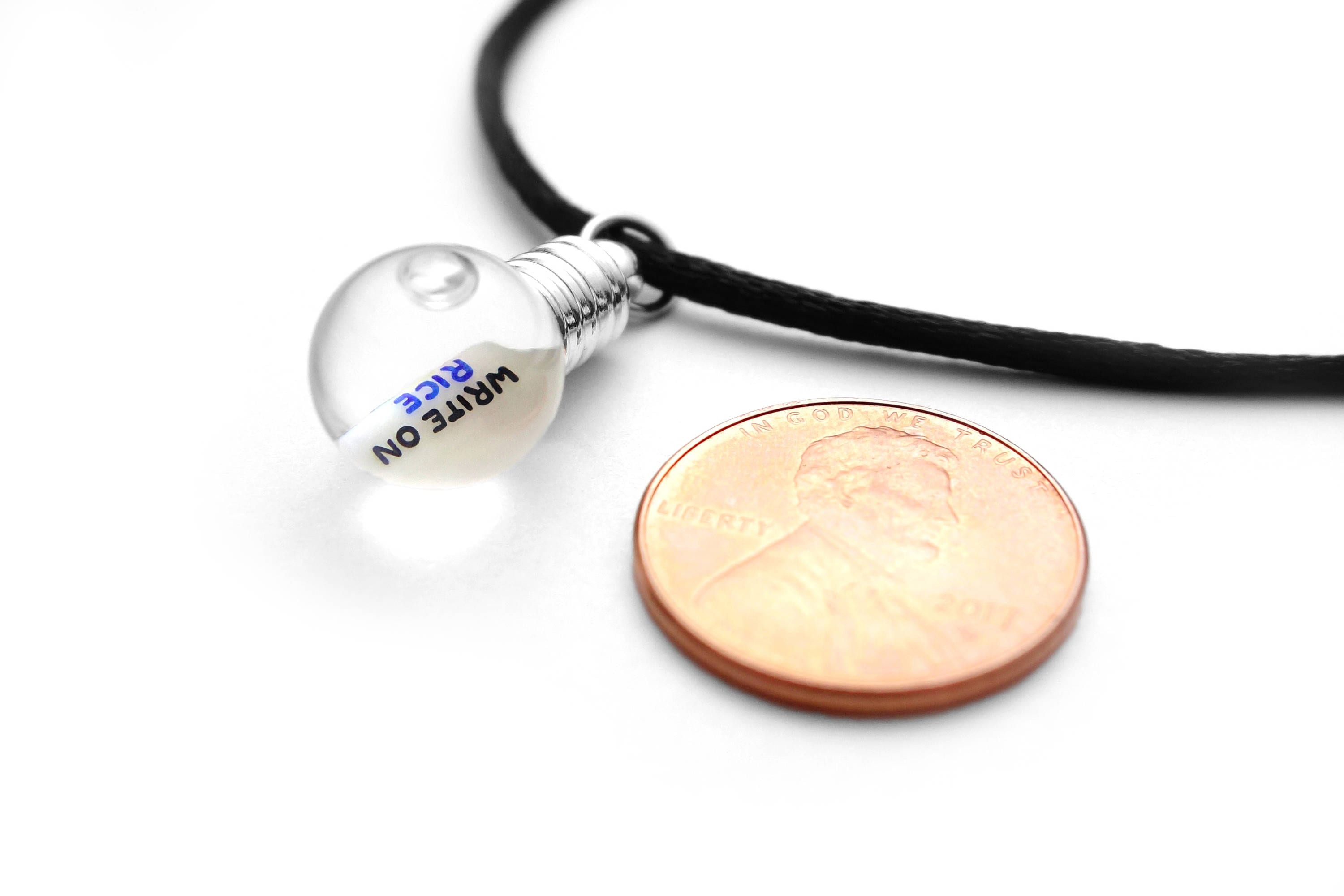 Necklace 90s Rice With Name On It Necklaces Name On Rice