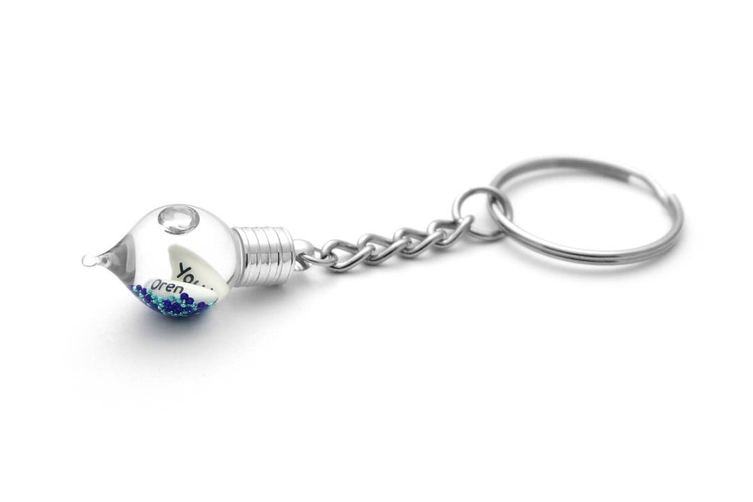 Keychain With Name, Rice Keychain, Custom Keychain, Personalized