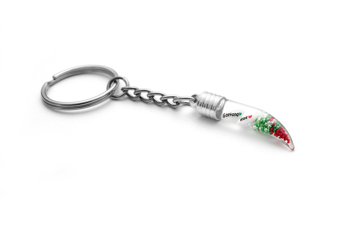 Keychain with Name Rice Keychain Custom Keychain Etsy