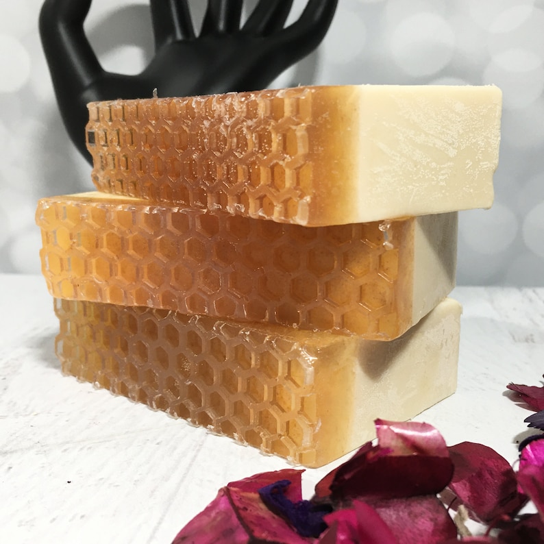 TURMERIC HONEY and CREAM Soap Bar With Turmeric Raw Etsy