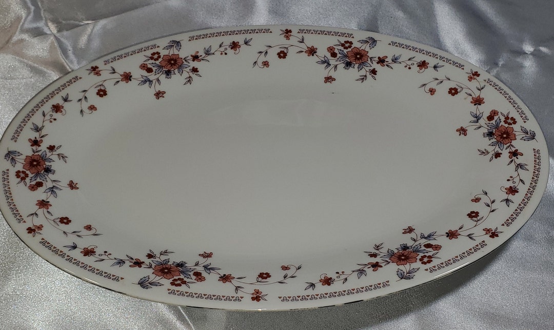 Oval Serving Platter 14 Dynasty Fine China 1007 Etsy