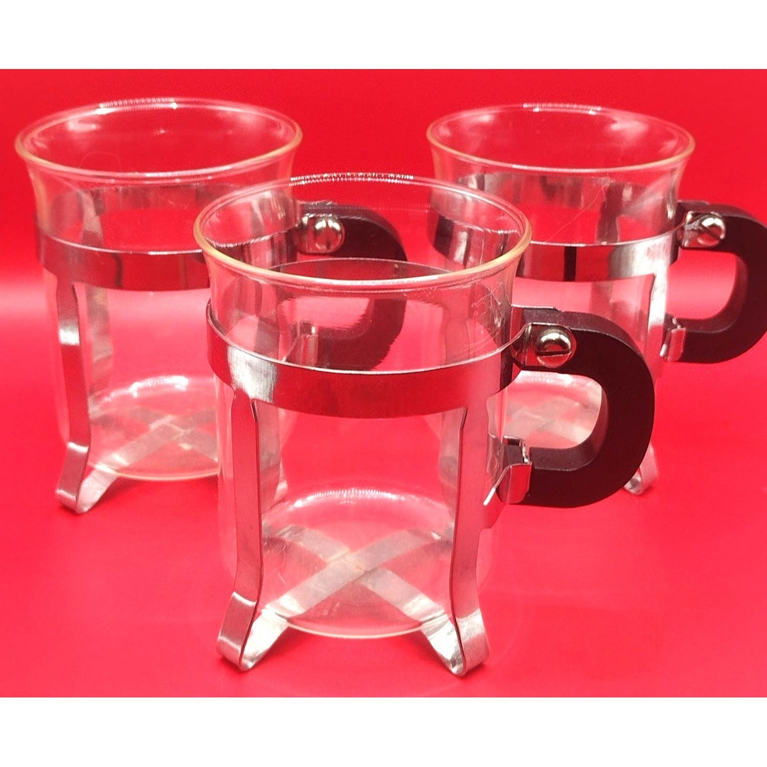Bodum French Press Glass Cappuccino Cups set of 3 Etsy