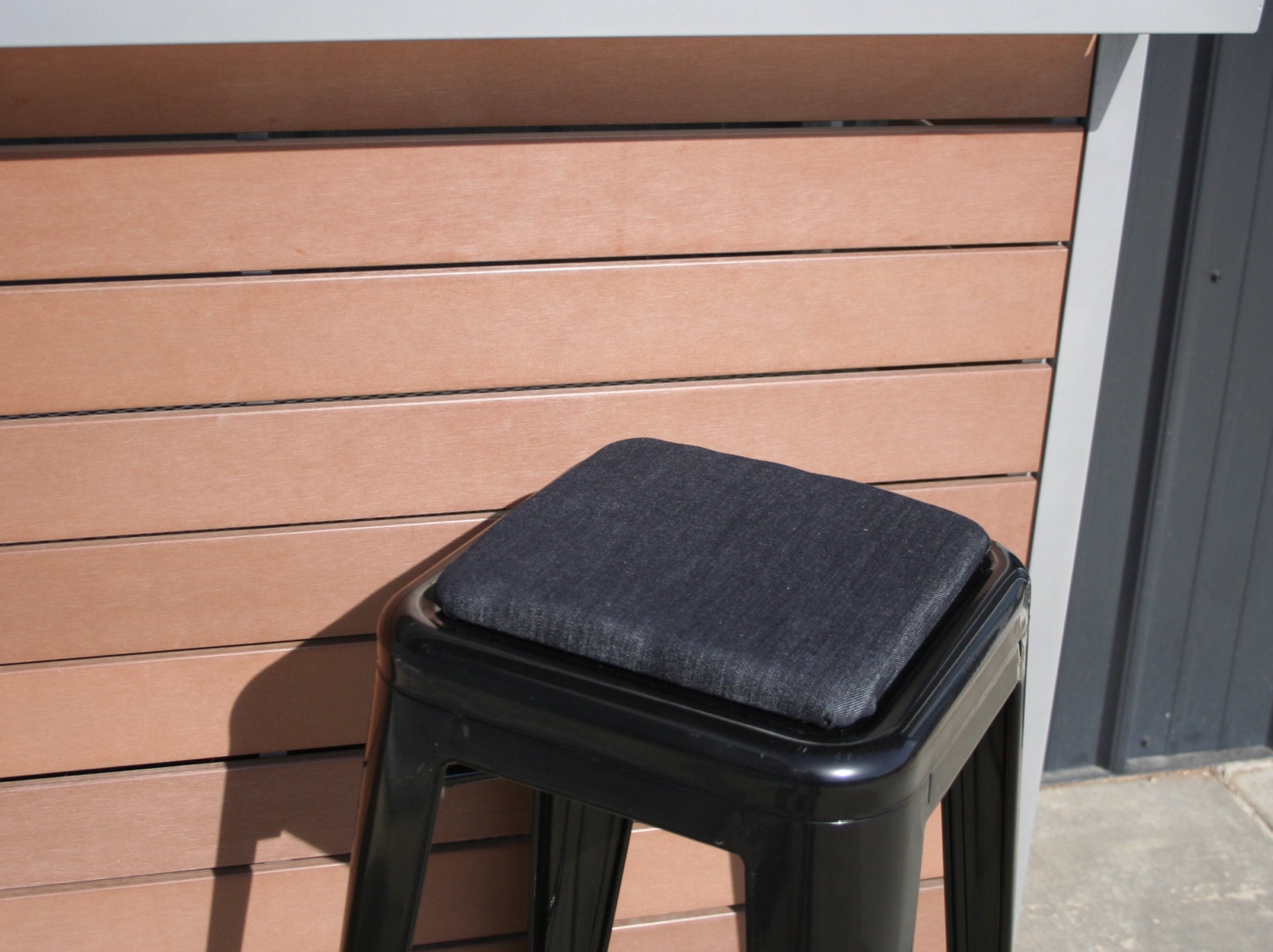 Custom Fabric Rounded or Square Cushion for Metal Stools and Etsy