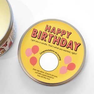 Birthday Candle Funny Birthday Gift Funny Best Friend Gift Birthday Candle, but not the kind you're thinking of Birthday cake scent image 6