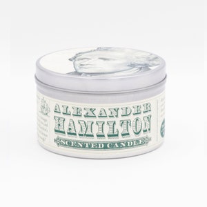 Alexander Hamilton-Scented Candle | Girlfriend gift | Boyfriend gift | Also there is apparently a Hamilton musical so we&#39;ll mention that too