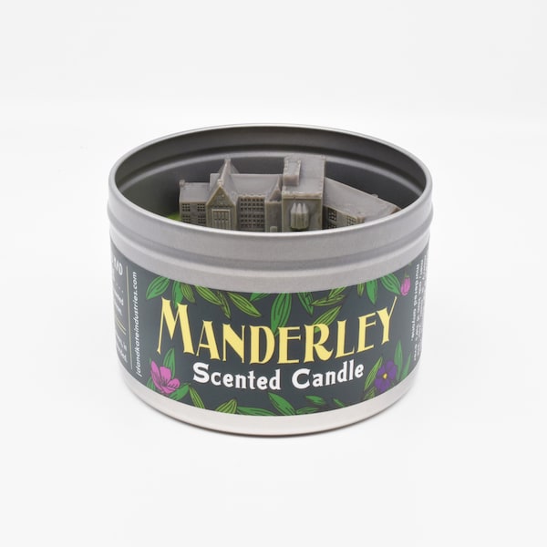 Manderley Scented Candle | Like in the novel Rebecca | Book Scented Candle | Literary Candle