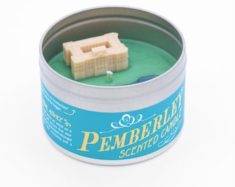 Pemberley Scented Candle | Pride and Prejudice gift for book lover who already owns the book