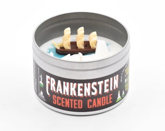 Frankenstein Scented Candle | Gift for English teachers | Gift for Mad Scientists | Gift for Monsters