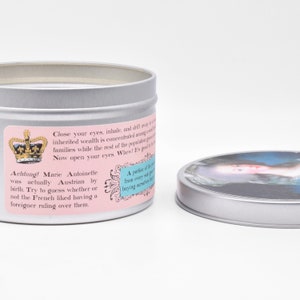 Marie Antoinette Scented Candle Funny French Revolution Gift as if there's any other kind of French Revolution gift image 6