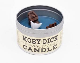 Moby-Dick Scented Candle | Call me Ishmael. Some weeks ago, never mind how many, I made this candle and now I’m selling it.