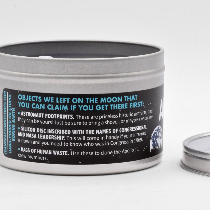 Apollo 11 Scented Candle If we can put a man on the moon, then surely you can buy this candle image 5