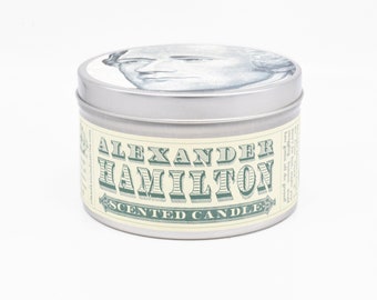 Alexander Hamilton-Scented Candle | Girlfriend gift | Boyfriend gift | Also there is apparently a Hamilton musical so we'll mention that too