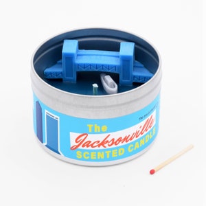 Jacksonville Scented Candle | Funny gift for people from Jacksonville | Or for people who are just admirers of Jacksonville
