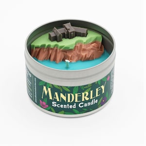 Manderley Scented Candle | Like in the novel Rebecca | Cornwall themed Candle | Literary Candle