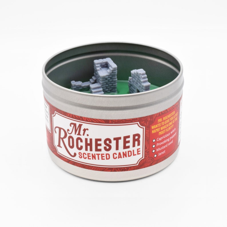 Mr. Rochester Scented Candle Gift for Jane Eyre fans Gift for English teachers Actually, maybe English teachers are sick of Jane Eyre zdjęcie 9