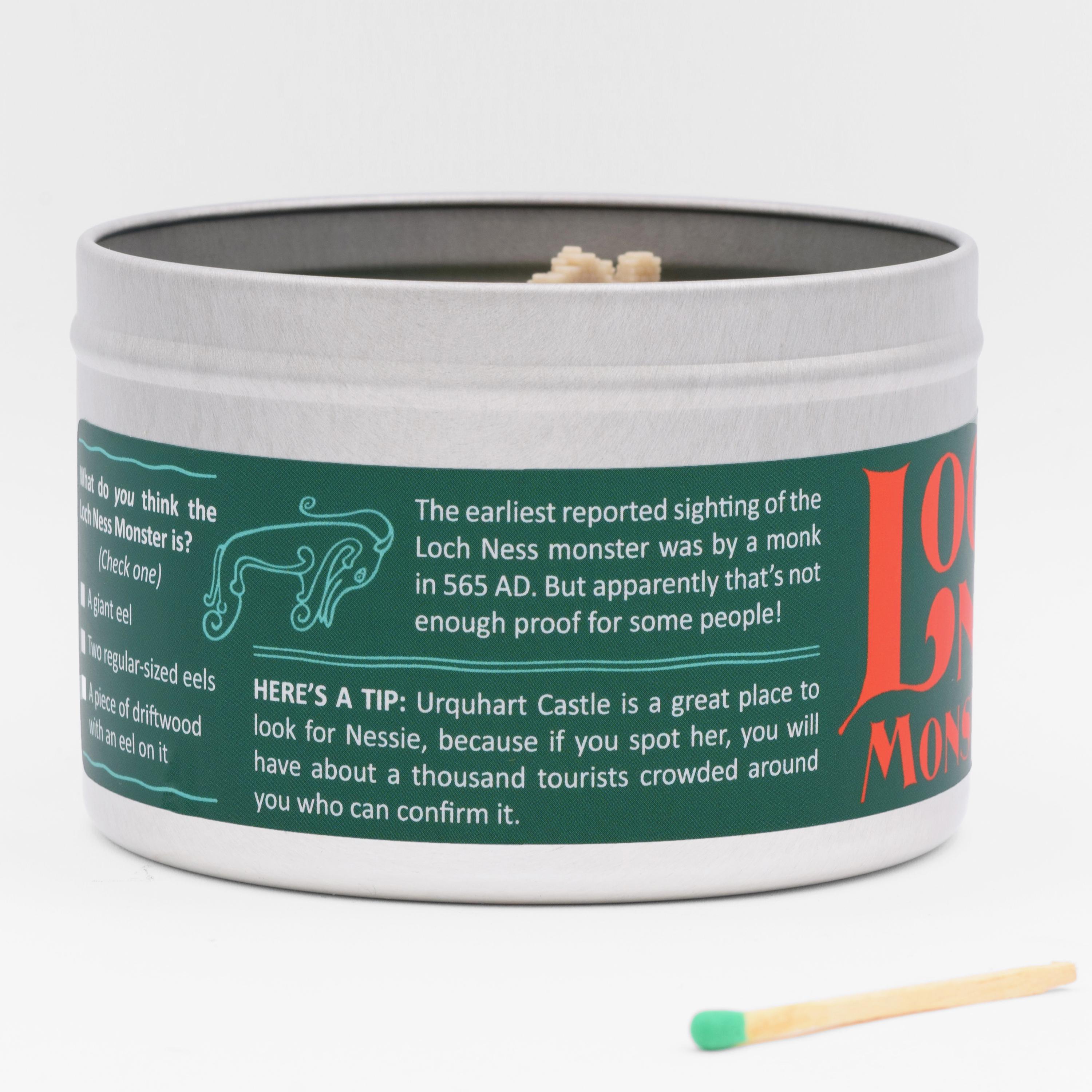 loch ness tobacco Loch Ness Monster Candle | Smells Like Pine, Because There Are a Lot of  Trees in Scotland | (also Because Maybe Nessie is a Log)