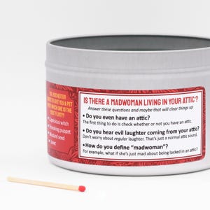 Mr. Rochester Scented Candle | Gift for Jane Eyre fans | Gift for English teachers | Actually, maybe English teachers are sick of Jane Eyre image 7