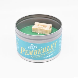 Pemberley Scented Candle | Pride and Prejudice gift for someone who already has the book