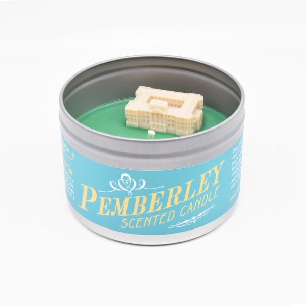 Pemberley Scented Candle | Pride and Prejudice gift for someone who already has the book