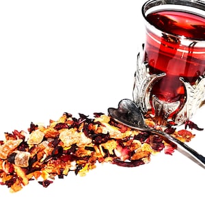 Peach Fruit Tea, Decaffeinated Tea, Loose Leaf Tea