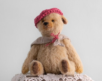 Orsetto di peluche fatto a mano, 18 cm