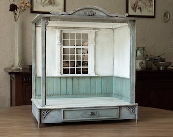 Casa delle bambole fatta a mano in scala 1/6