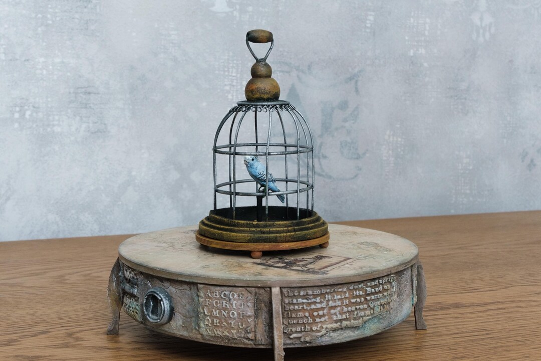 Handmade Bird Cage With Parrot 1/6 Scale Ideal for Blythe Doll - Etsy