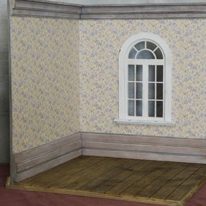 Handmade Dollhouse, room  1:6 scale for Blythe and similar dolls.