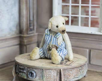 Handmade Teddy bear 16cm ready to ship