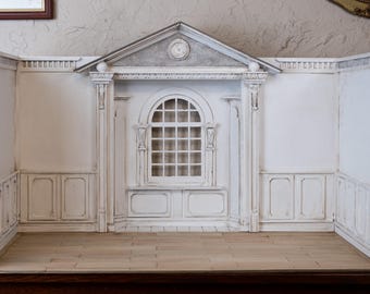 Casa de bonecas em escala 1/6