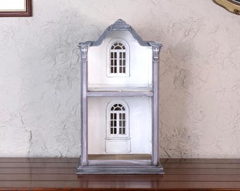Casa de muñecas hecha a mano a escala 1/12