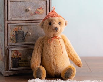 Orsetto di peluche fatto a mano, 18 cm