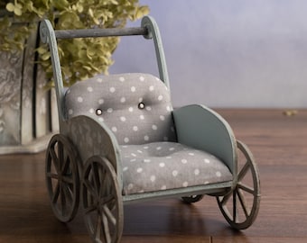 Handmade Wooden cart for Lalinka doll