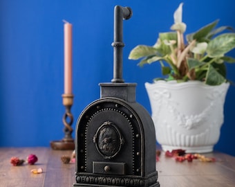 Stufa in ferro in scala 1/6