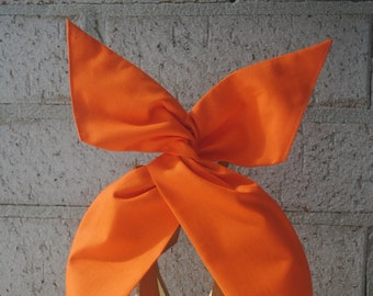 Wired Fabric Headbands - Plain Orange Colour! - Cotton Quilting Fabric - Durable and Quality Comfortable Material Pleasing to the eyes!