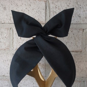 Wired Fabric Headbands - Durable and quality Comfort - Plain Black Colour