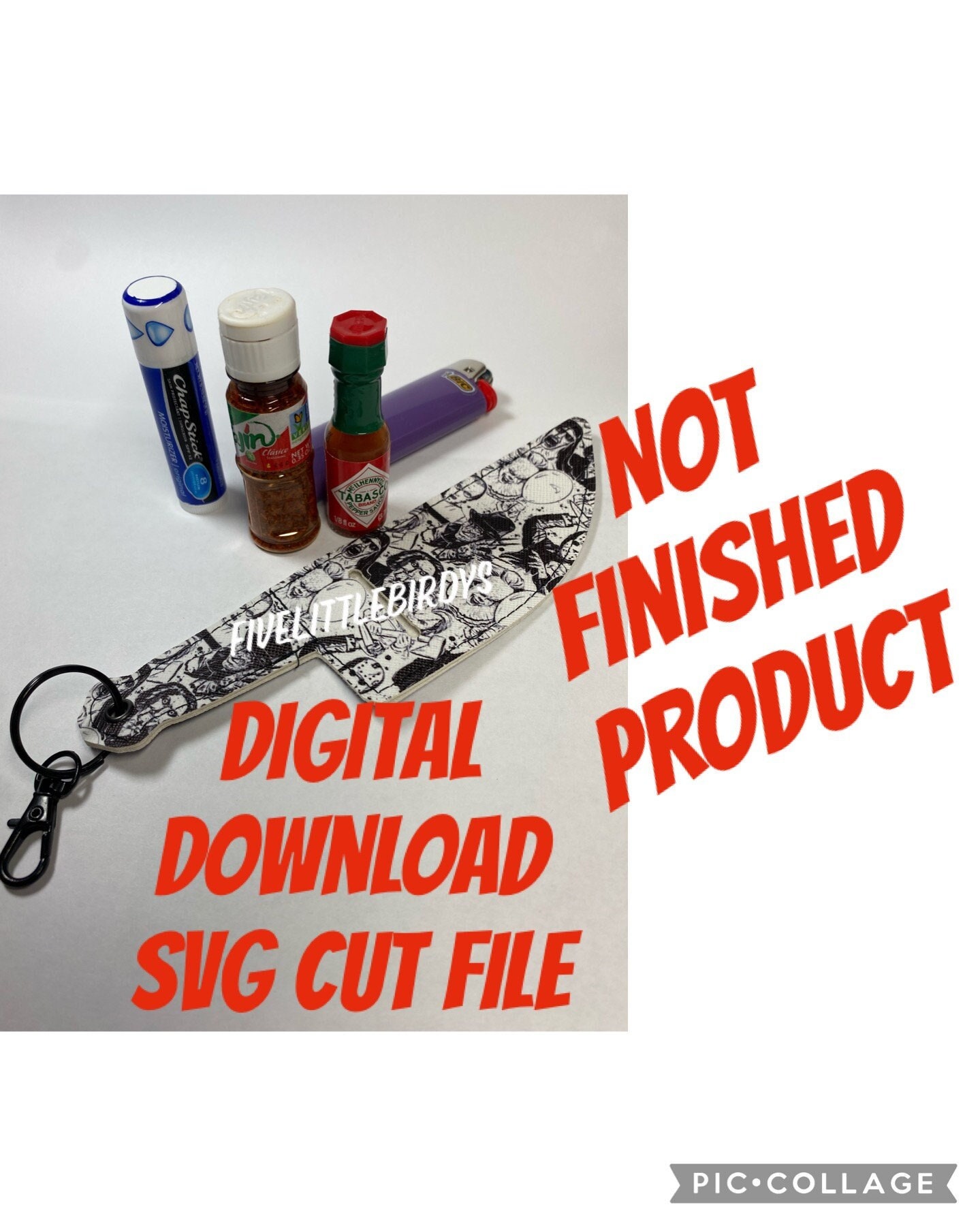 SGV Files Only Read Description Knife Holder Pattern SVG File Etsy