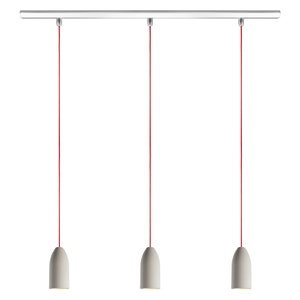 Pendant lamp concrete light edition, textile cable, ceiling track aluminum, GU10 Philips LED dimmable, pendant lamp dining table image 6