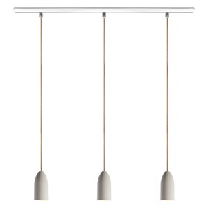 Pendant lamp concrete light edition, textile cable, ceiling track aluminum, GU10 Philips LED dimmable, pendant lamp dining table image 8