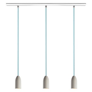 Pendant lamp concrete light edition, textile cable, ceiling track aluminum, GU10 Philips LED dimmable, pendant lamp dining table image 7