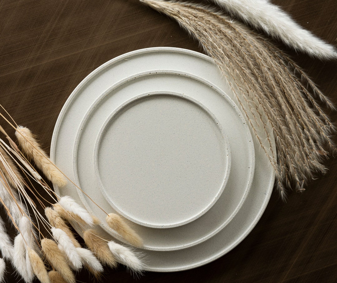 Concrete Tray Round Decorative Trays Jewelry Tray Concrete Coaster