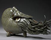 Ceramic Nautilus Sculpture