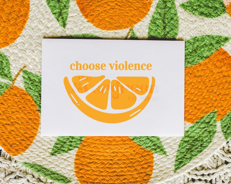 Elige la violencia CUARTA ALA Llama de hierro Tormenta de ónix Merchandising / Calcomanía Booktok Bookish / Calcomanía para coche Violet Sorrengail Xaden Riorson Naranjas y daga imagen 3