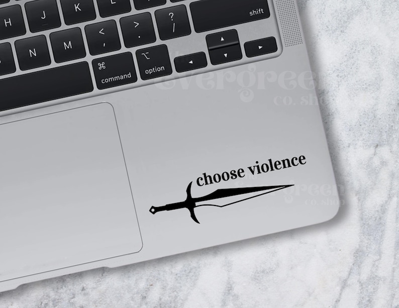 Elige la violencia CUARTA ALA Llama de hierro Tormenta de ónix Merchandising / Calcomanía Booktok Bookish / Calcomanía para coche Violet Sorrengail Xaden Riorson Naranjas y daga imagen 2