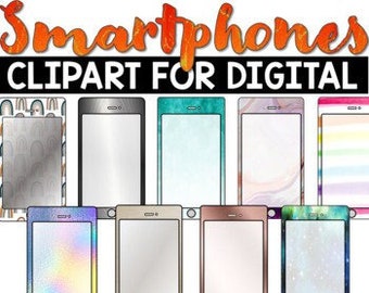 Smartphone Clipart Bewegliche Teile | iPhone Clipart Fernunterricht